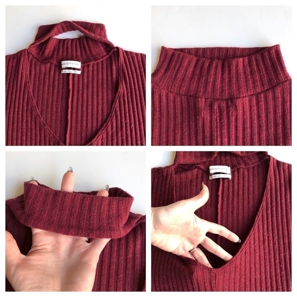 Urban Outfitters Sky Open Mock-Neck Sweater - Picture 7 of 9